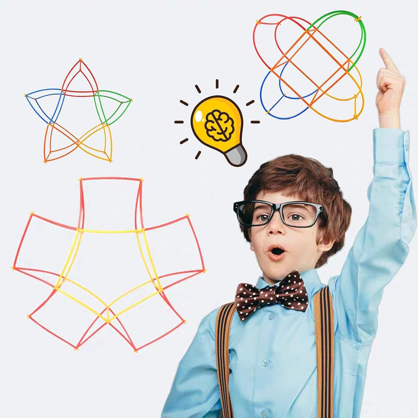 800-Piece Straw Constructor STEM Building Set