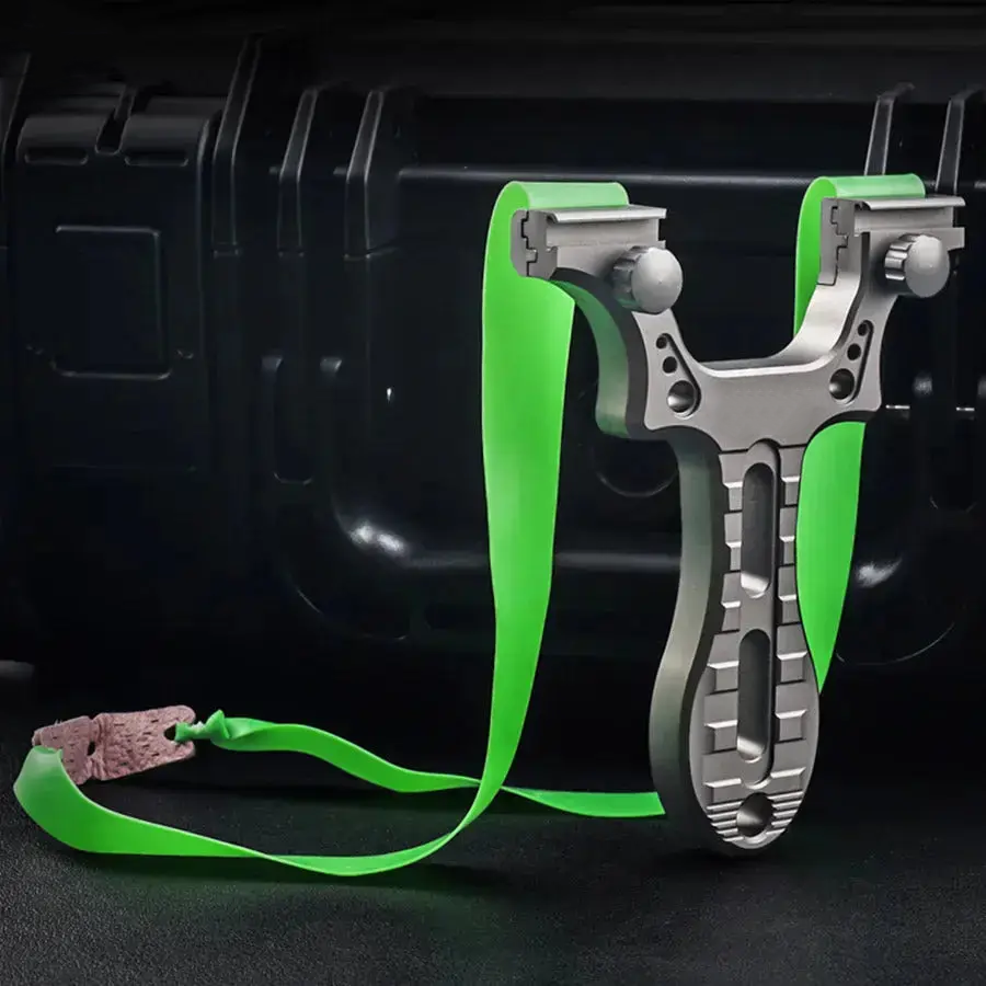 Compact Aluminum Slingshot – 4.33" Overall Length