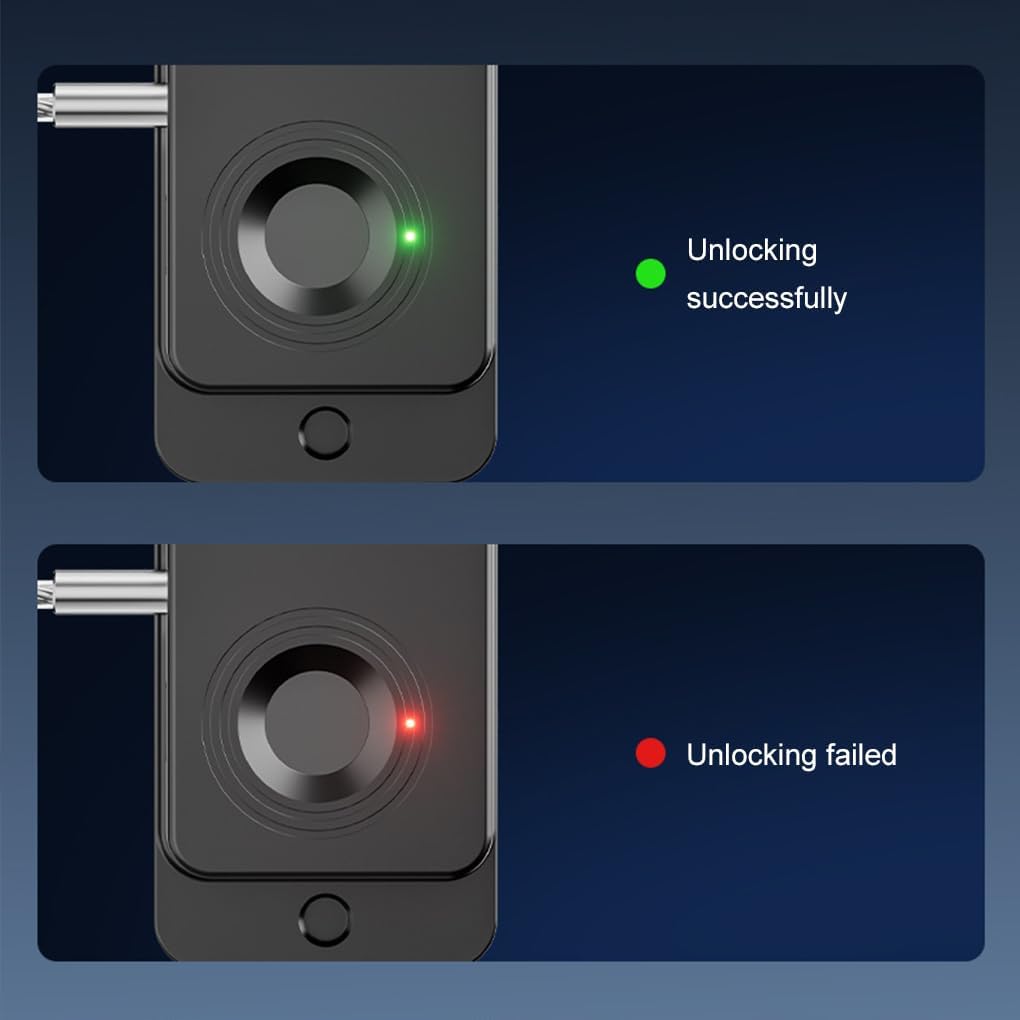 Fingerprint Lock | Food Safety, Advanced Biometric Technology, USB Rechargeable