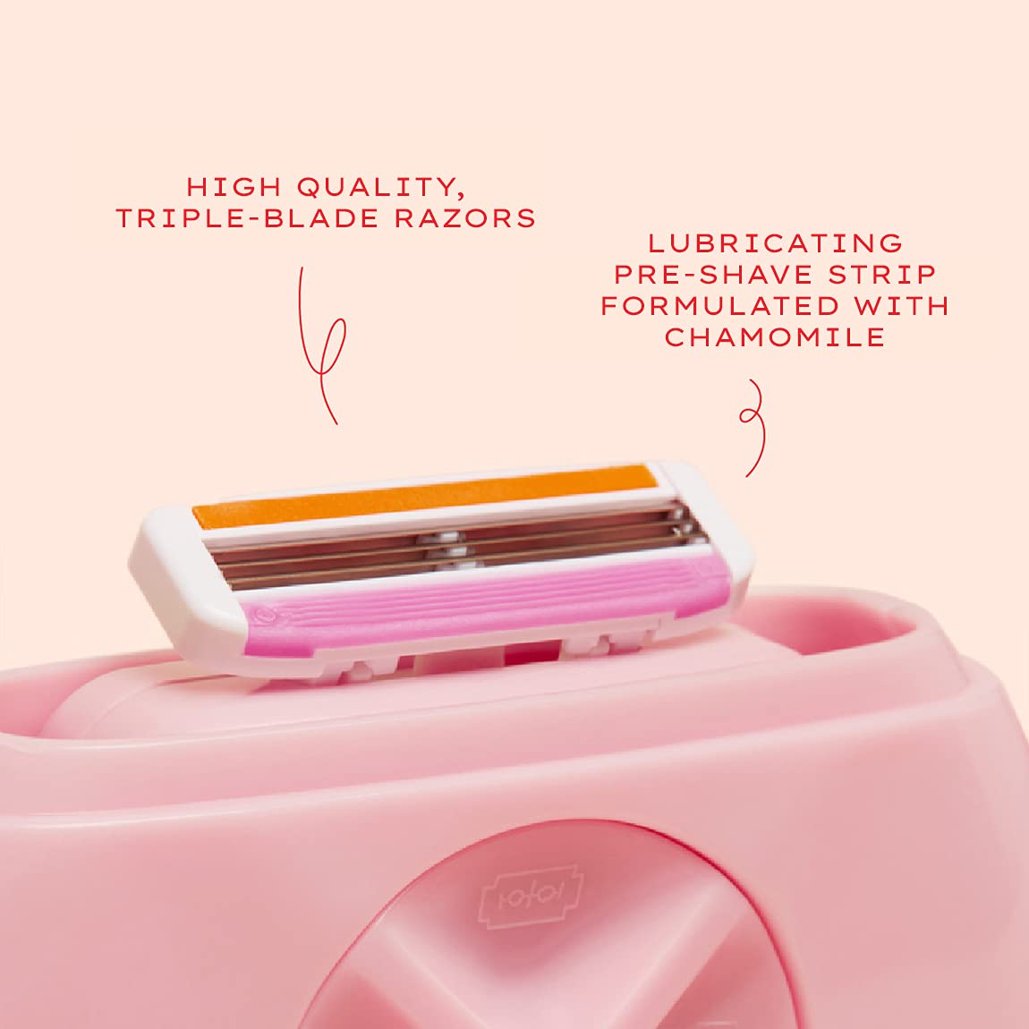 Portable Travel Razor for Women – Mini Triple-Blade Shaver Set