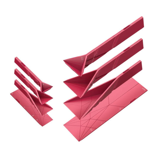 Polygonal Flat 3-in-1 Folding Measuring Spoon Set | 2 Spoons, 6 Adjustable Sizes