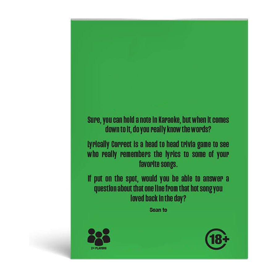 60s and 70s Classic Old Songs Lyrics Challenge Card Game