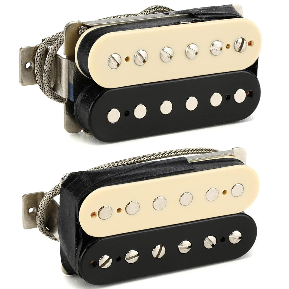 Zebra Humbucker Pickup Set — Short Leg Version
