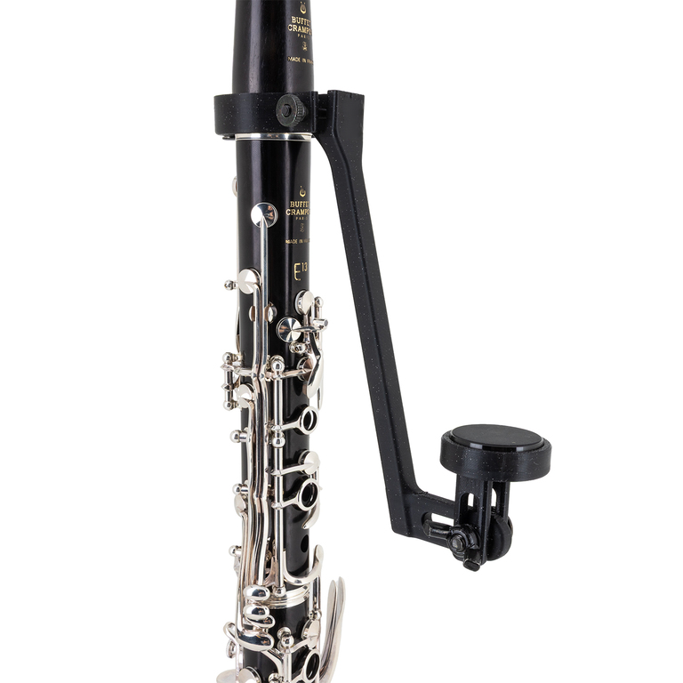 3D Tone Clarinet Phone Stand | Adjustable, Magnetic, Black