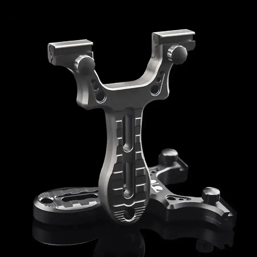 Compact Aluminum Slingshot – 4.33" Overall Length