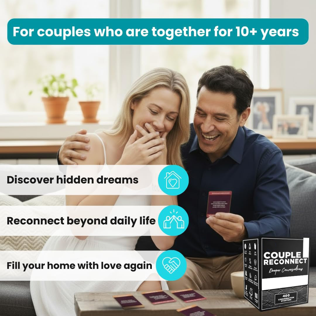 Therapeutic Conversation Cards | 400 Cards to Rebuild Trust & Deepen Intimacy