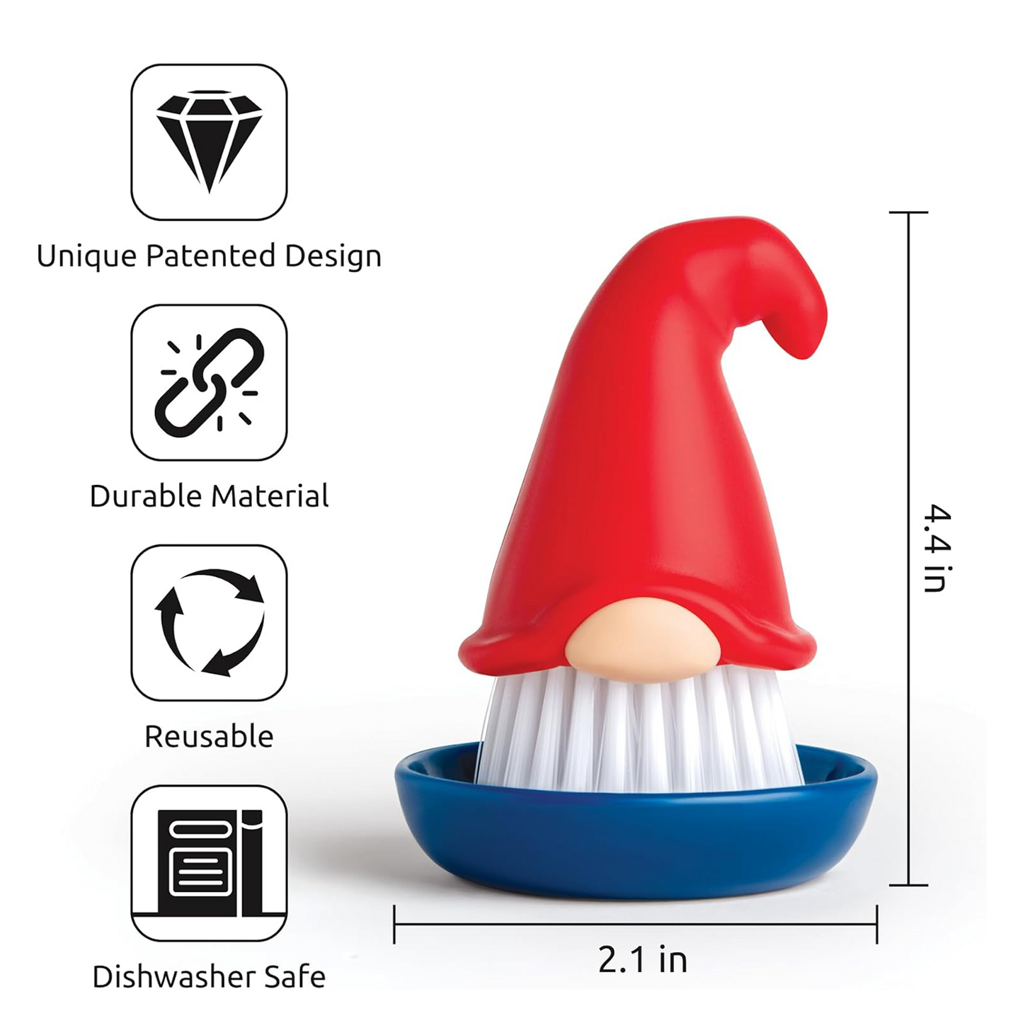 Bearded dwarf dish brush - Dish brush