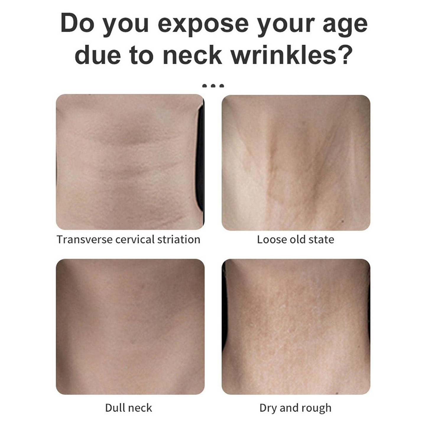 Invisible neck lifting tape