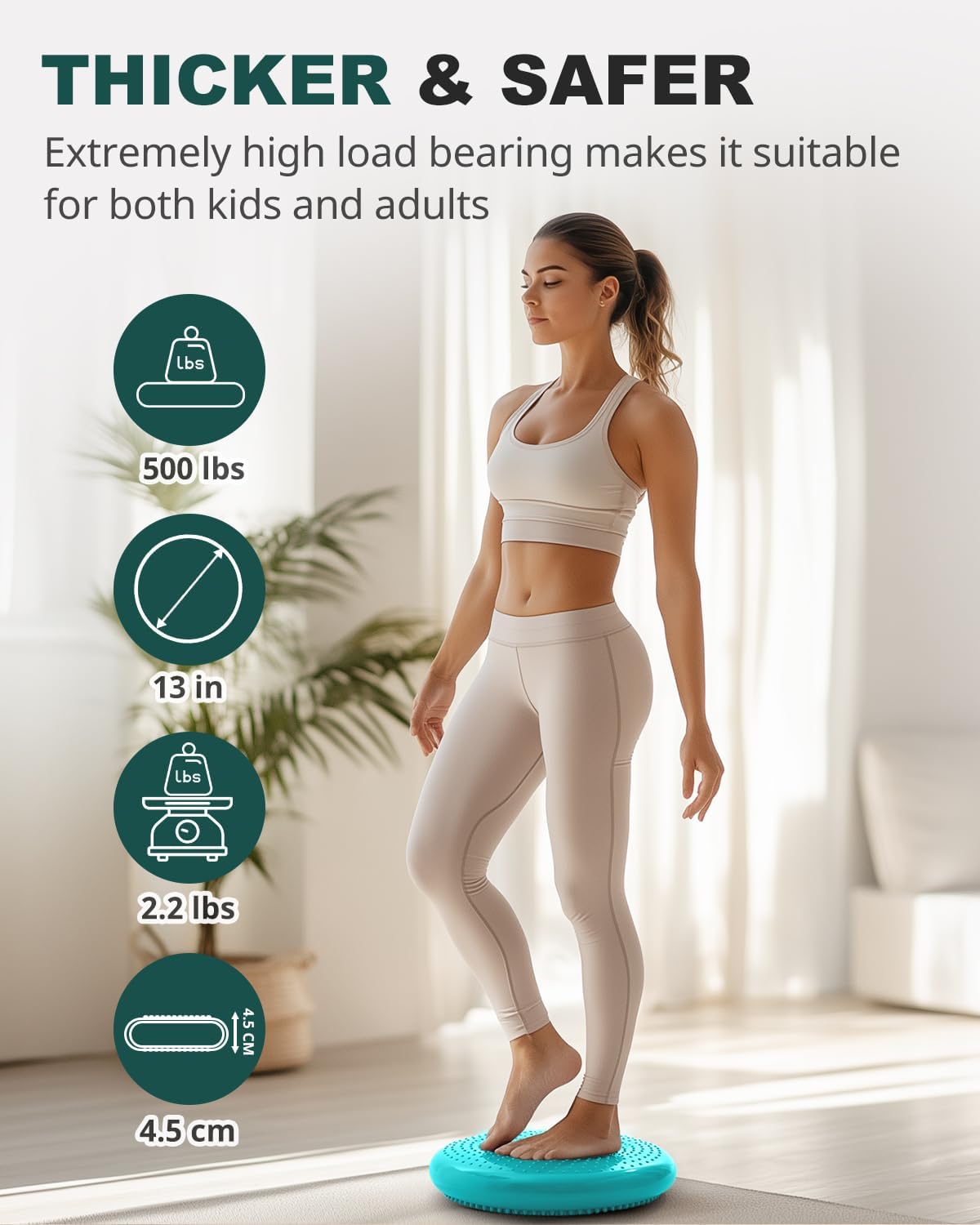 Muscle pad core balance disc