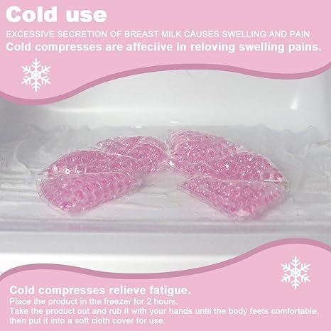 Breastfeeding Hot & Cold Gel Compress Pad – Reusable Nursing Relief Pack