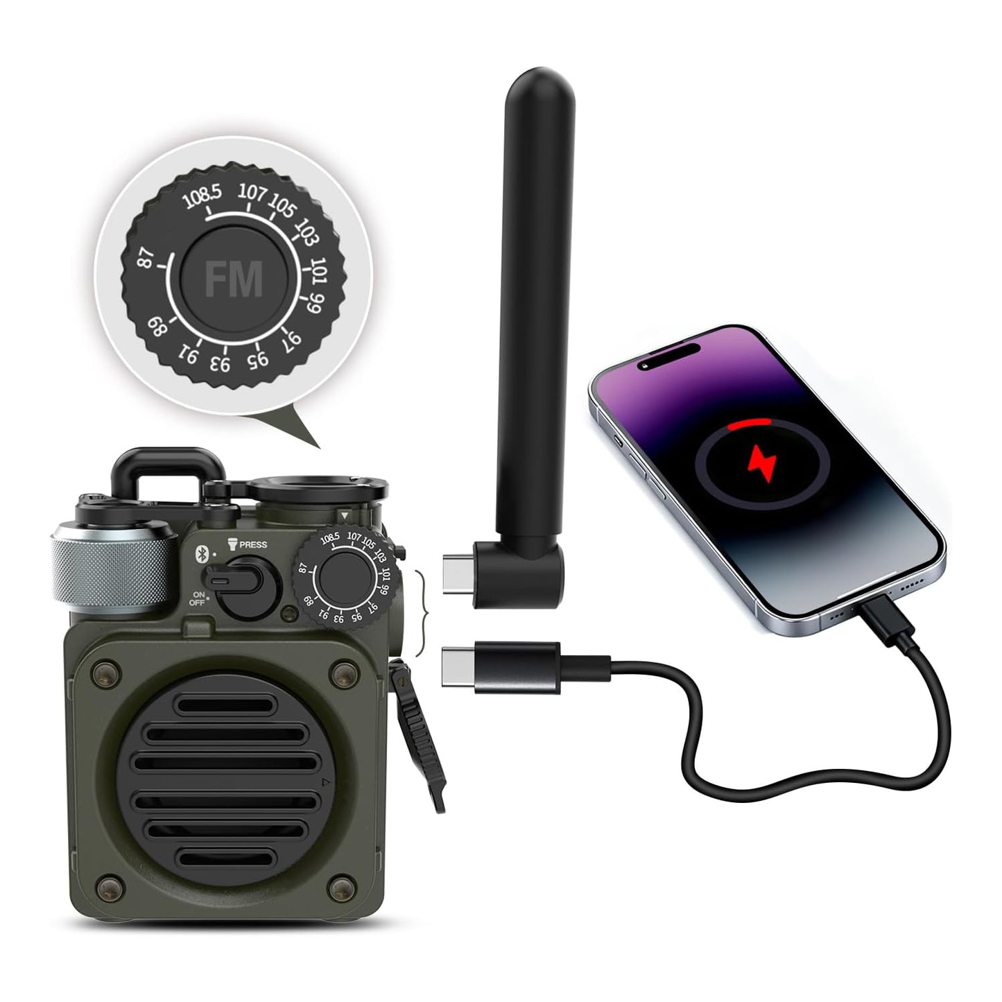 Portable Mini Bluetooth Speaker | Wild Mini Outdoor Travel Waterproof Speaker