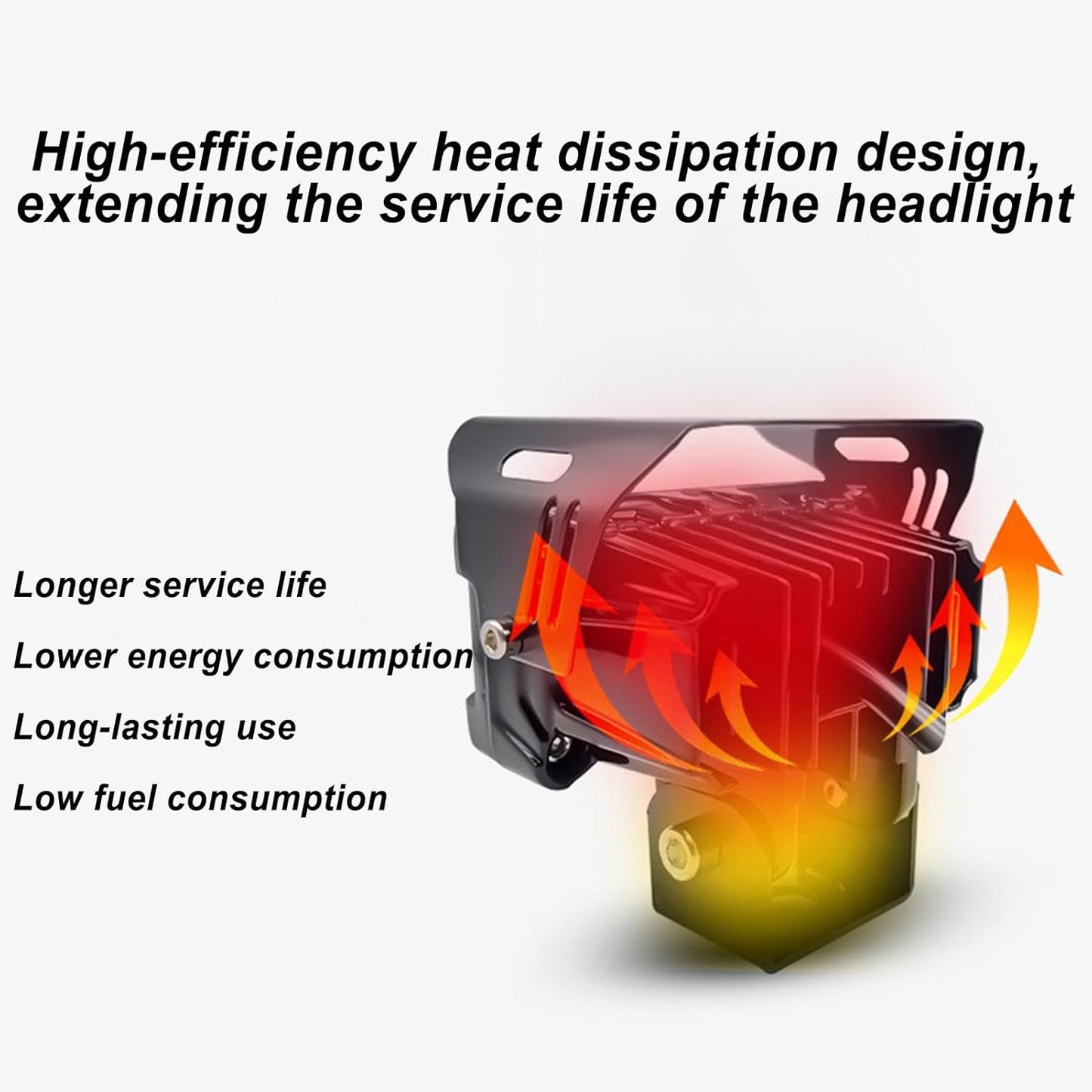Dual-Color High/Low Beam Off-Road Spotlight