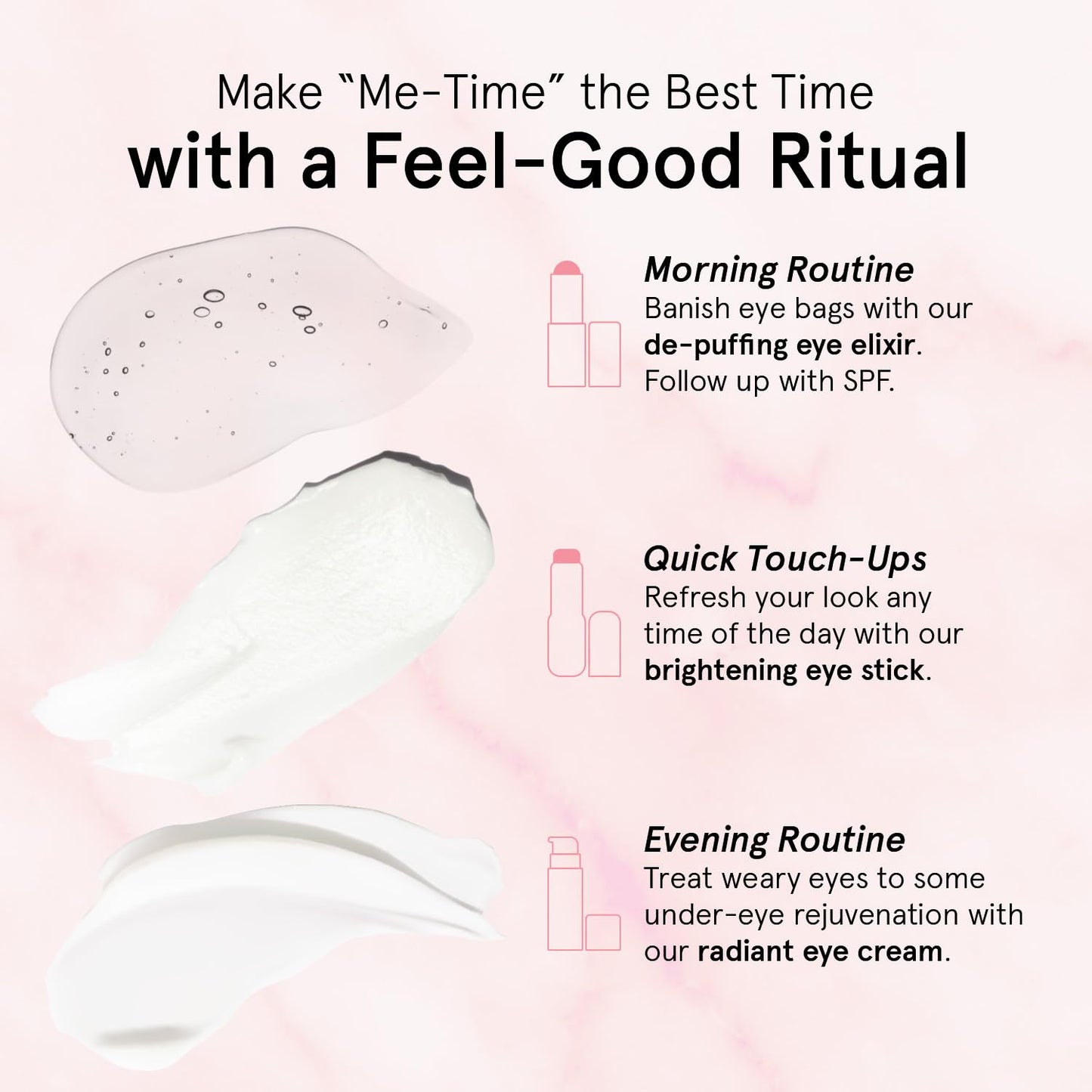 Eye brightening rollerball serum