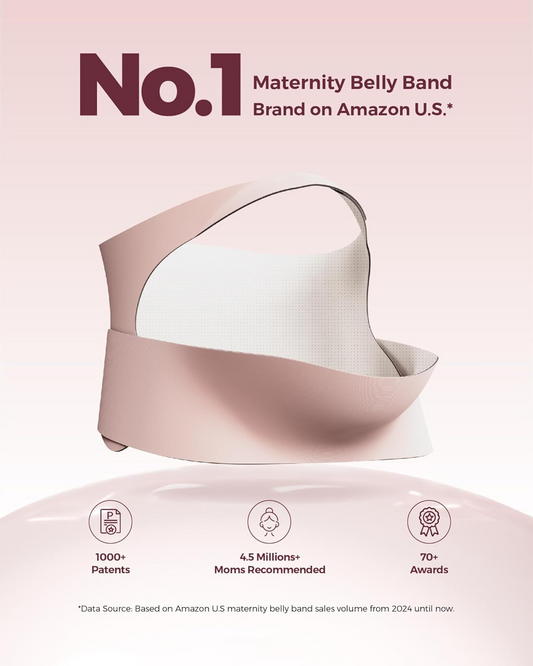 Invisible maternity support belt, suitable for the back, abdomen and waist