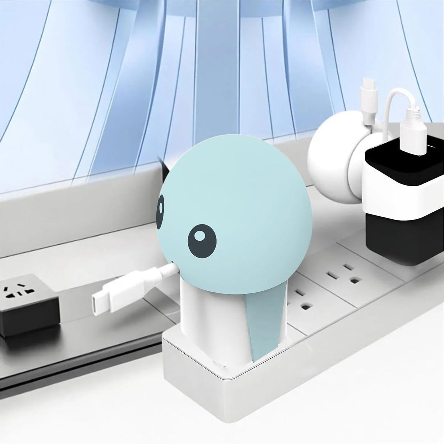 Charger Organizer Box – Easy Cable Management Tool with Elastic Locking Design