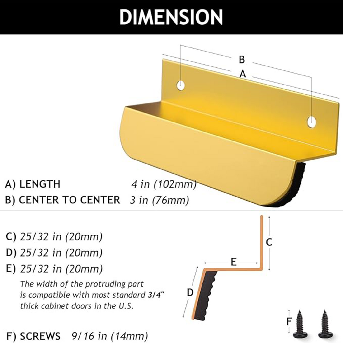 Cabinet base pull handle