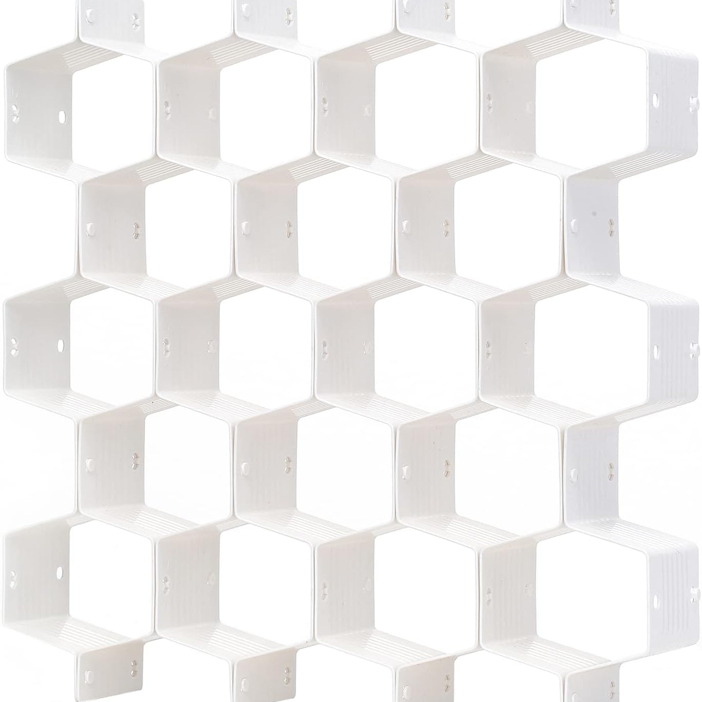 Honeycomb Drawer Organizer — 8-Piece Underwear Socks Cosmetics Storage Divider Set