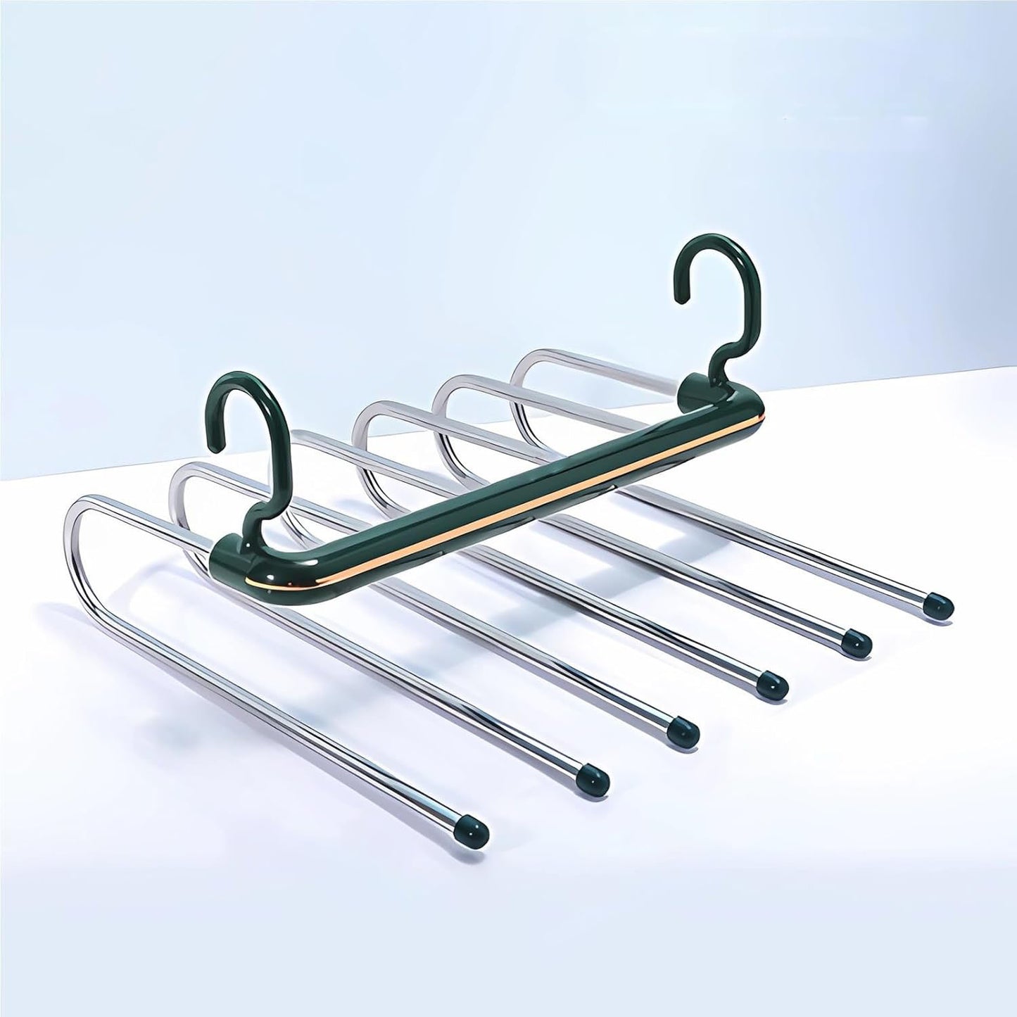 Multi-Pant Hangers – 6-Tier Space-Saving Metal Hangers for Pants and Jeans