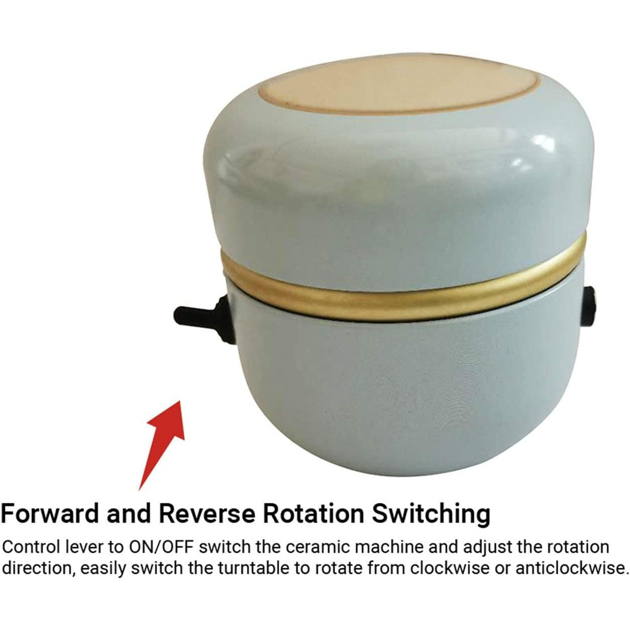 Mini Electric Pottery Wheel – Ceramic Wheel for Kids, DIY Crafting, and Student Use