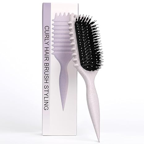 Bounce Curl Brush – Curl Defining Boar Bristle Hair Brush