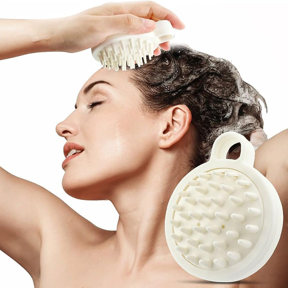 Scalp Massage Comb Set – Includes Scalp Massager, Hair Comb, and Hair Oil Applicator Bottle Brush for Scalp and Hair Growth Care