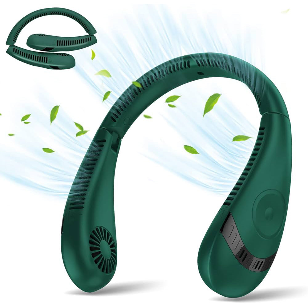 Neck-Hanging Lazy Folding Fan | Portable Wearable, 360° Surrounding Wind