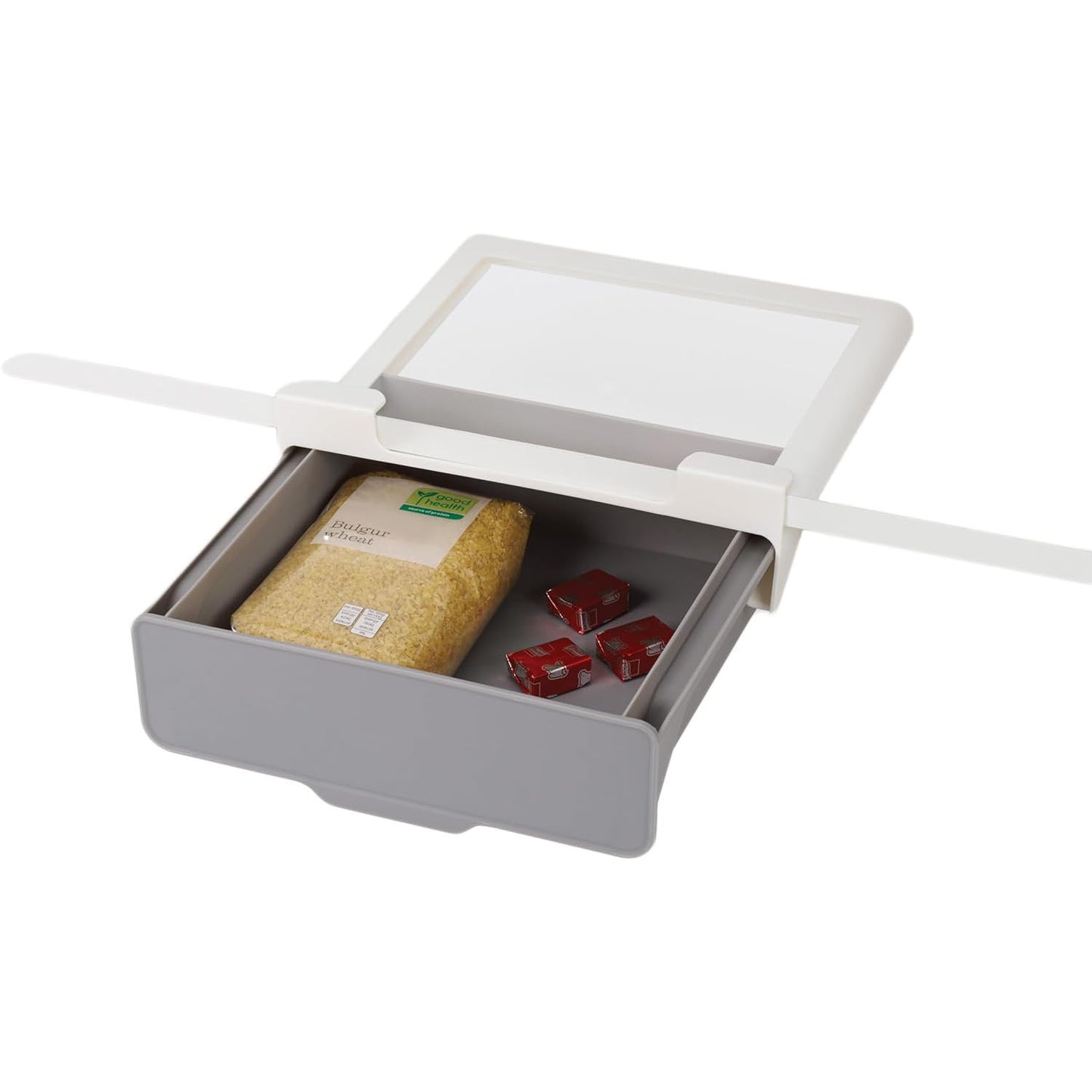 Cupboard Door Pan Lid Organizer – Cabinet & Drawer Mounted Storage Holder for Small to Medium Lids