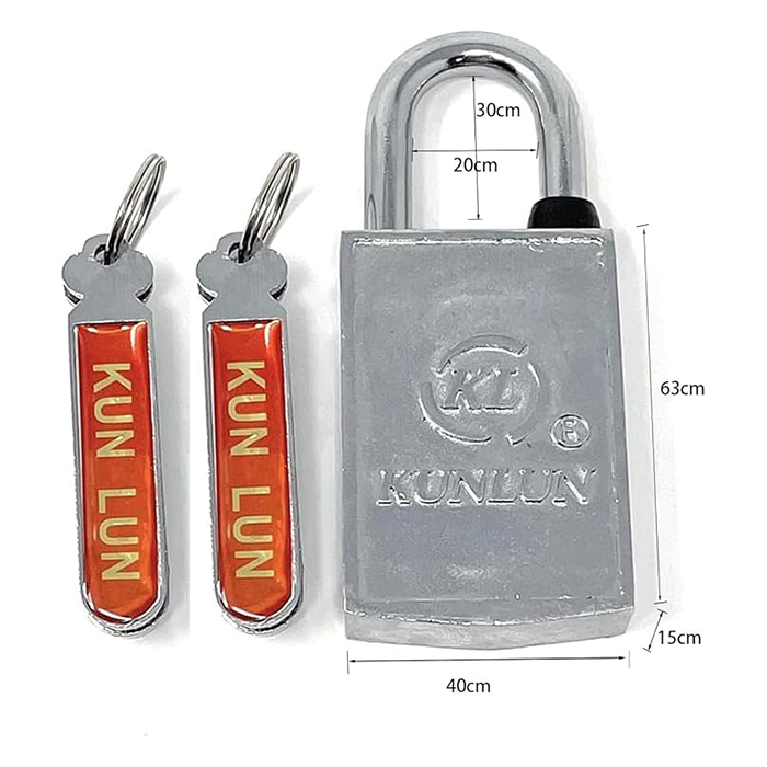Magnetic padlock, same key