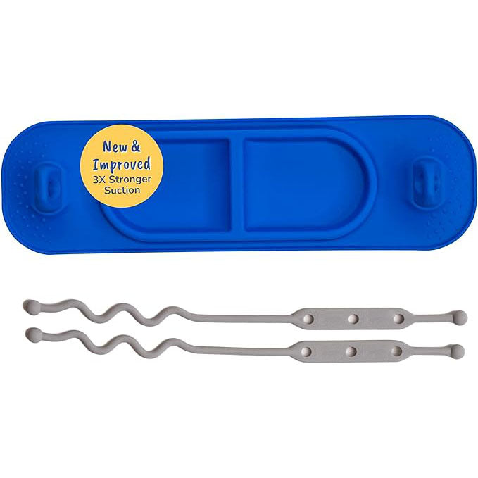 Baby Suction Feeding Mat with Strong Suction Cups & Secure Straps