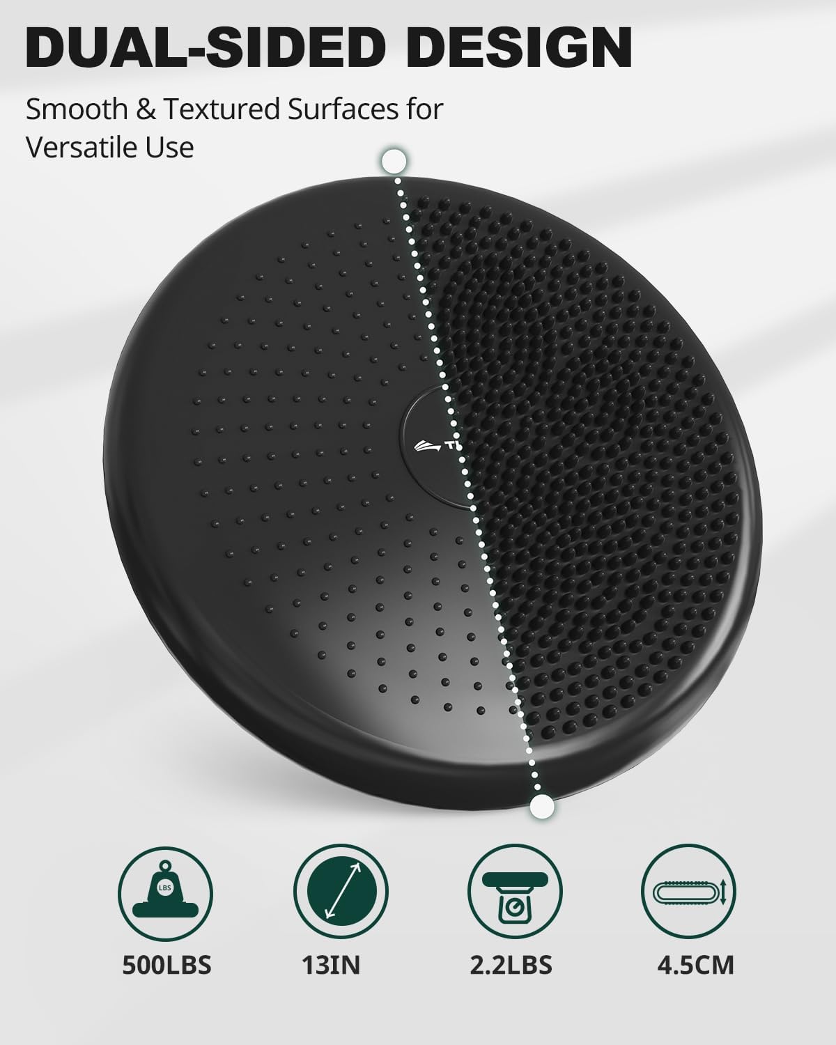 Muscle pad core balance disc