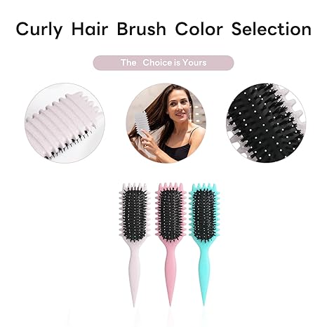 Bounce Curl Brush – Curl Defining Boar Bristle Hair Brush