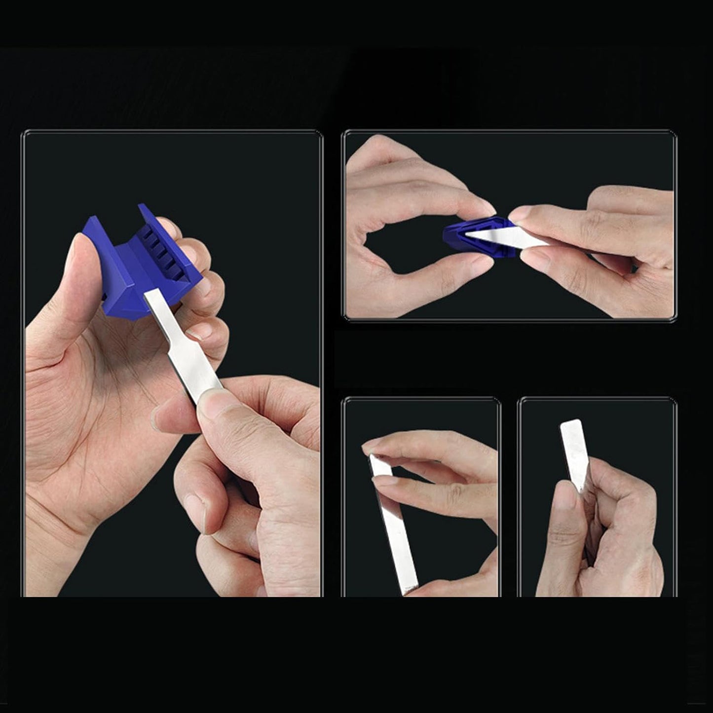 4-Piece Model Polishing Tool Set - Ultimate Precision Files, 10000 Grit Glass Mirror Polishing Tools