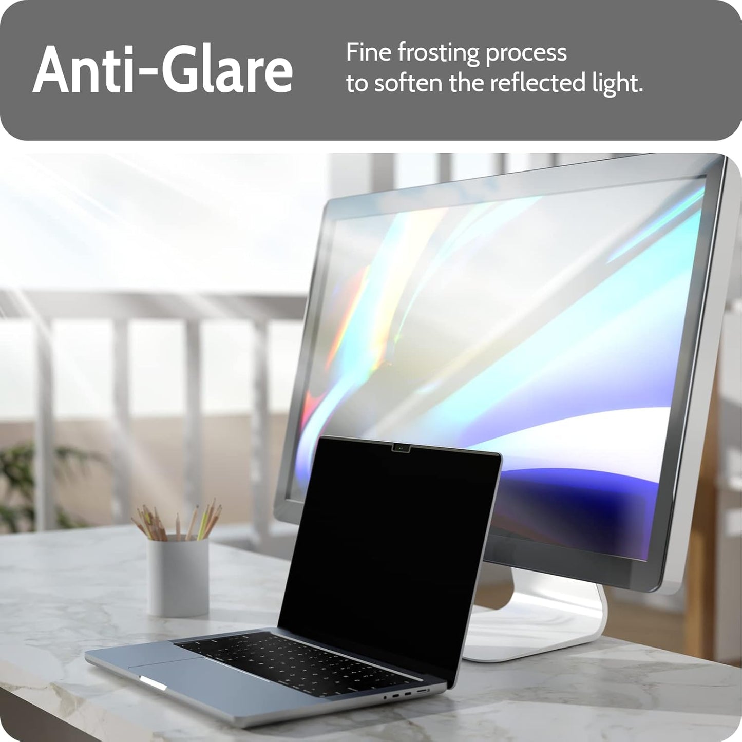 Magnetic Anti-Spy Screen Protector for 14-inch MacBook Pro (2021-2025, M1-M5)