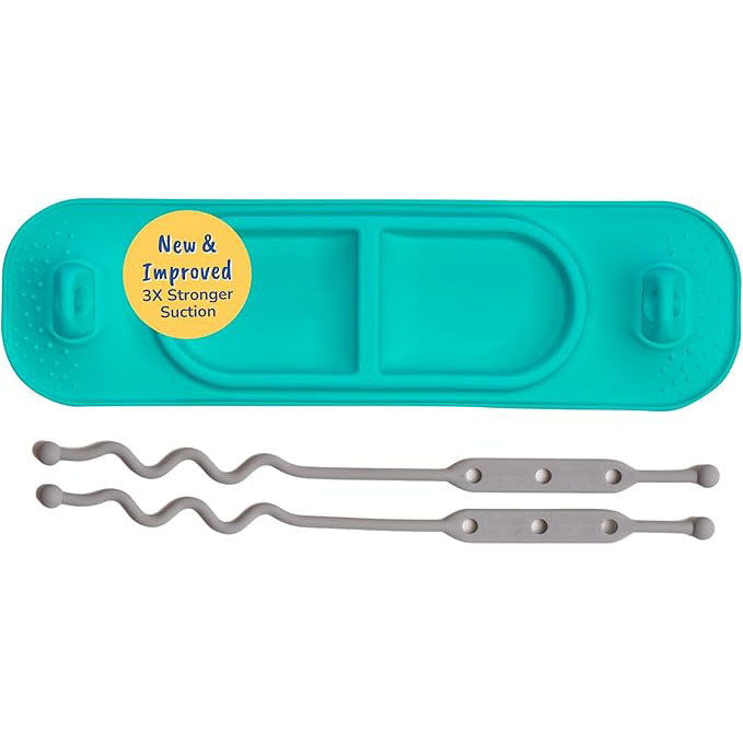 Baby Suction Feeding Mat with Strong Suction Cups & Secure Straps