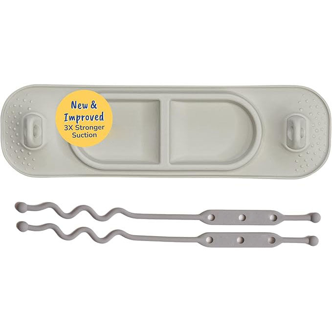 Baby Suction Feeding Mat with Strong Suction Cups & Secure Straps
