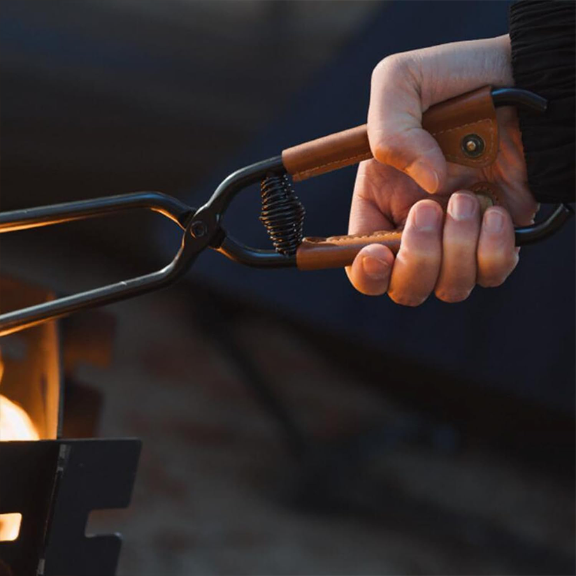 Wilderness camping pliers - essential for charcoal burning and tree branch gathering
