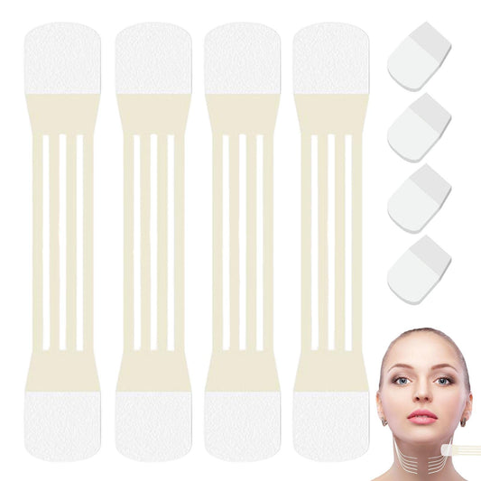 Invisible neck lifting tape