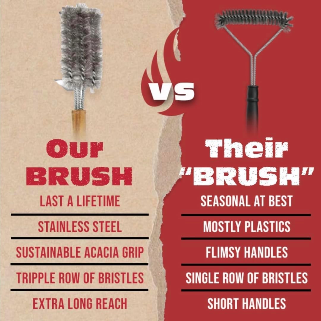 BBQ brushes and scrapers – Outdoor BBQ brushes