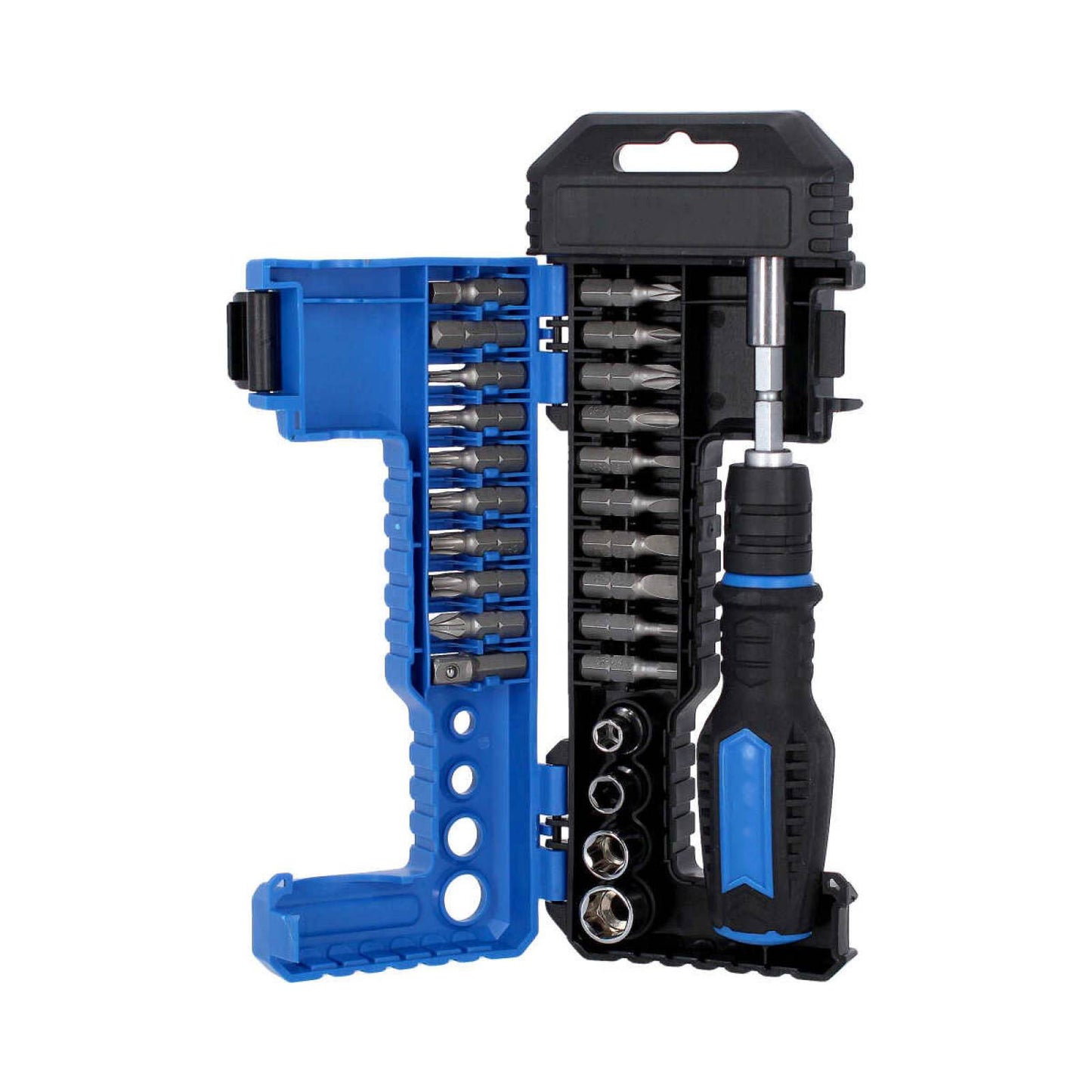 26-Piece Screwdriver & Socket Set – Interchangeable Bits, Extension & Magnetic Bar