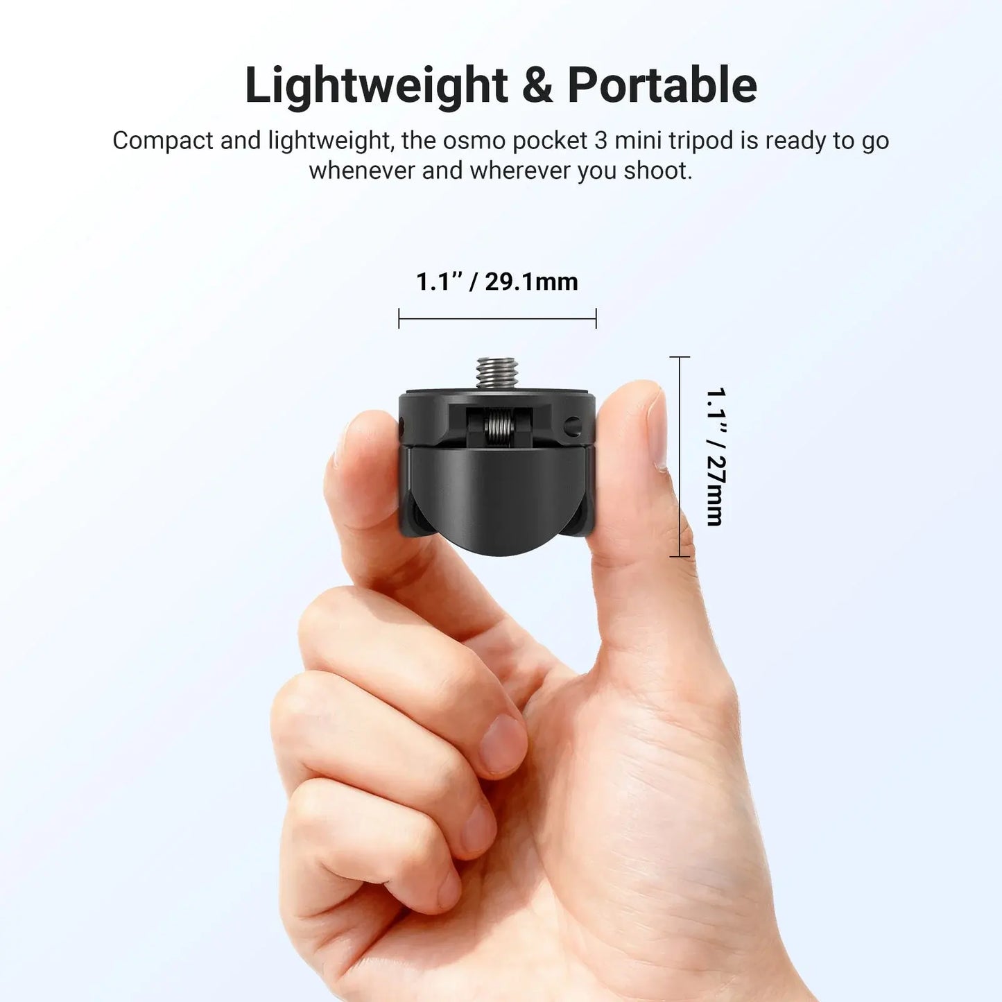 Mini Tripod, Compatible with DJI Osmo Pocket 3