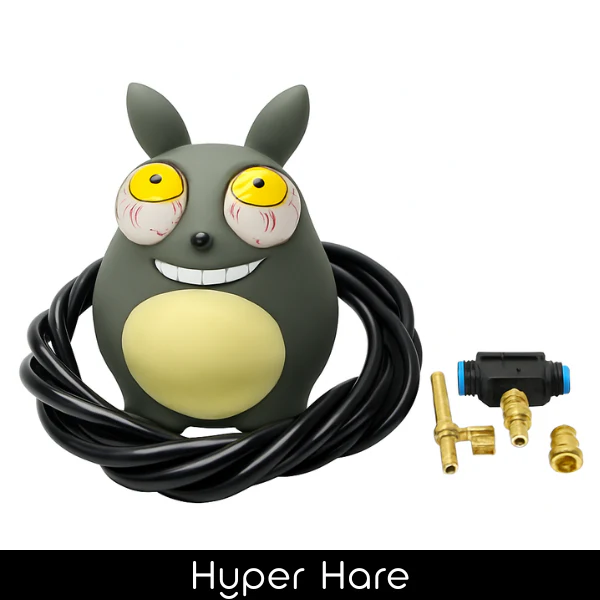 A silicone turbocharged toy whose eyeballs pop out when it accelerates