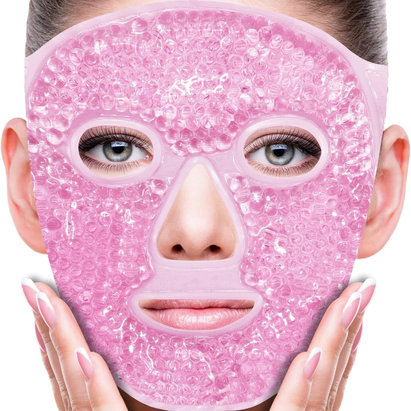 Cooling &amp; Heating Eye Mask — Reusable Eye Compress for Puffiness, Dark Circles &amp; Migraine Relief