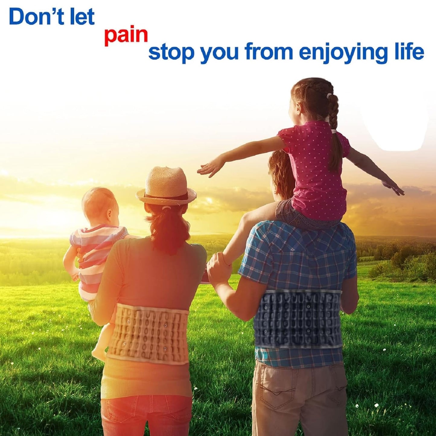 Inflatable Back Decompression Belt – Adjustable Lumbar Support for Lower Back Pain Relief