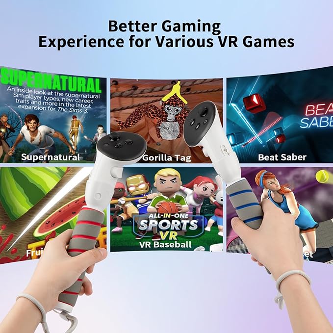 Multi-game VR controller grip