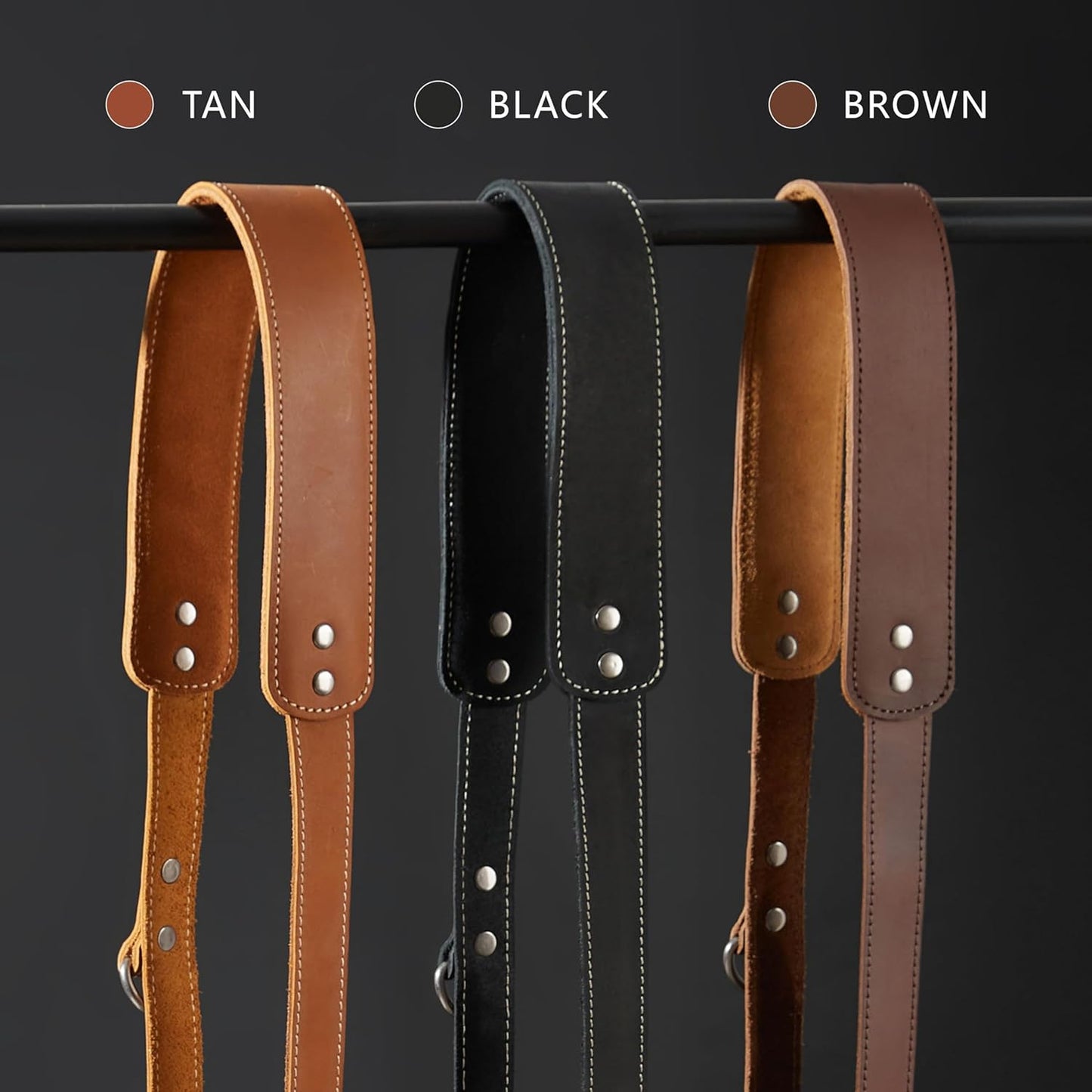 Black Matte Single Camera Strap