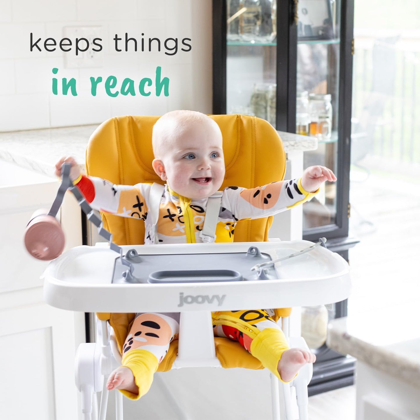 Baby Suction Feeding Mat with Strong Suction Cups & Secure Straps