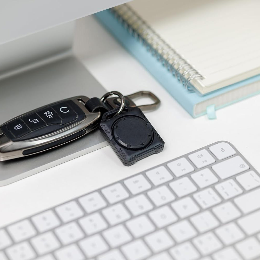 4-Pack Safety  Holder Case with Keychain, 3M Adhesive Mount and Strap, IPX8 Waterproof