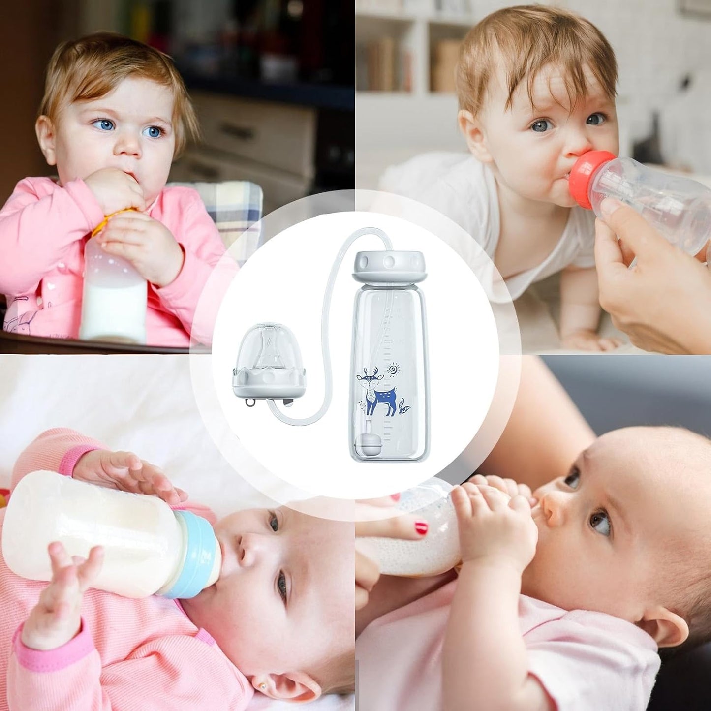 Hands-Free Baby Bottle | Comfortable and Safe Feeding for Your Baby