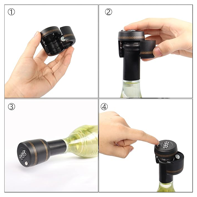 Wine bottle combination lock