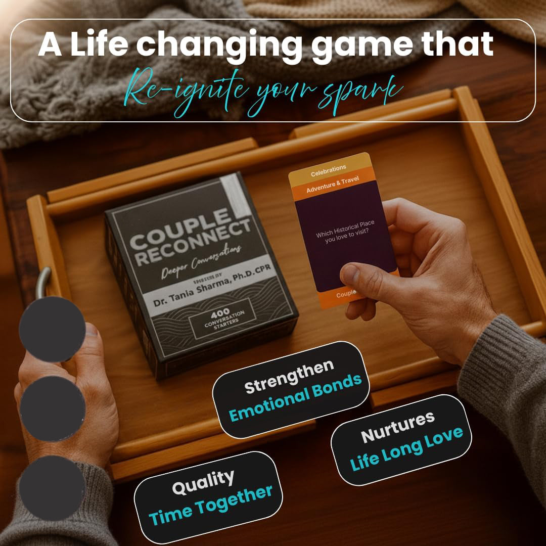 Therapeutic Conversation Cards | 400 Cards to Rebuild Trust & Deepen Intimacy